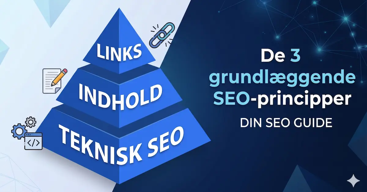 De 3 grundlæggende SEO-principper